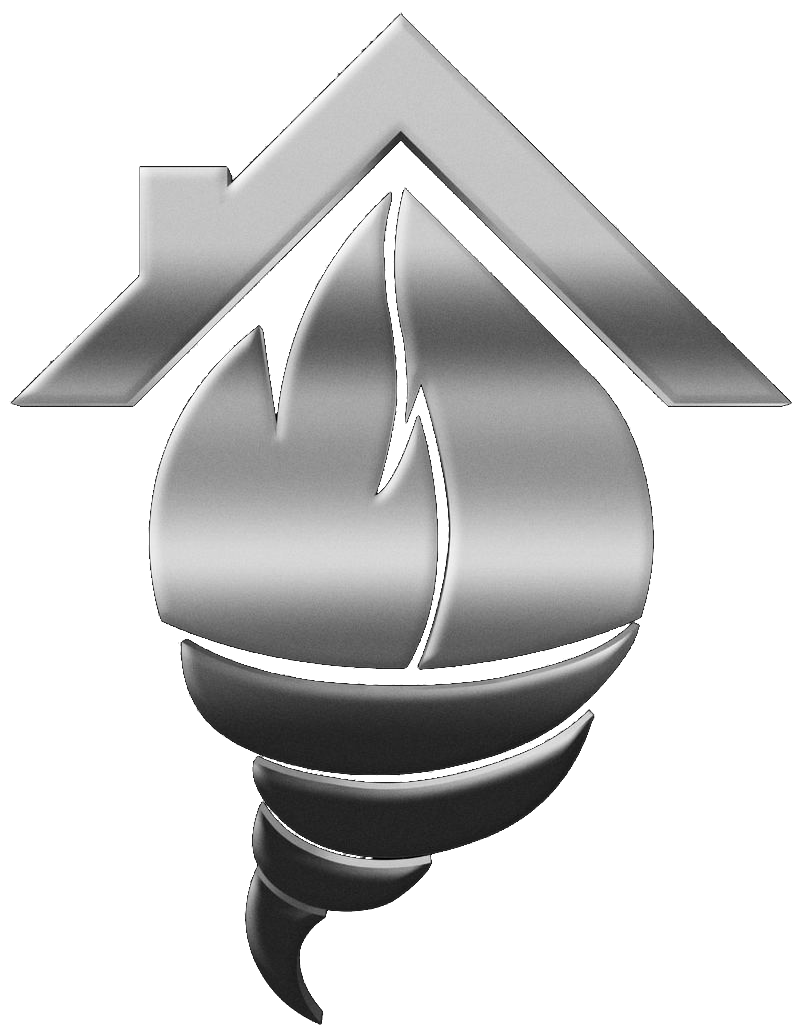 American Restoration Consultants silver flame logo