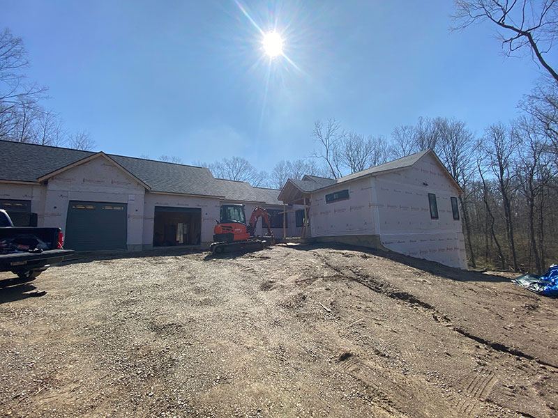 Residential roofing project